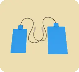 Homeothermic control unit with temperature probe and heating pad for maintaining animal body temperature during surgery.