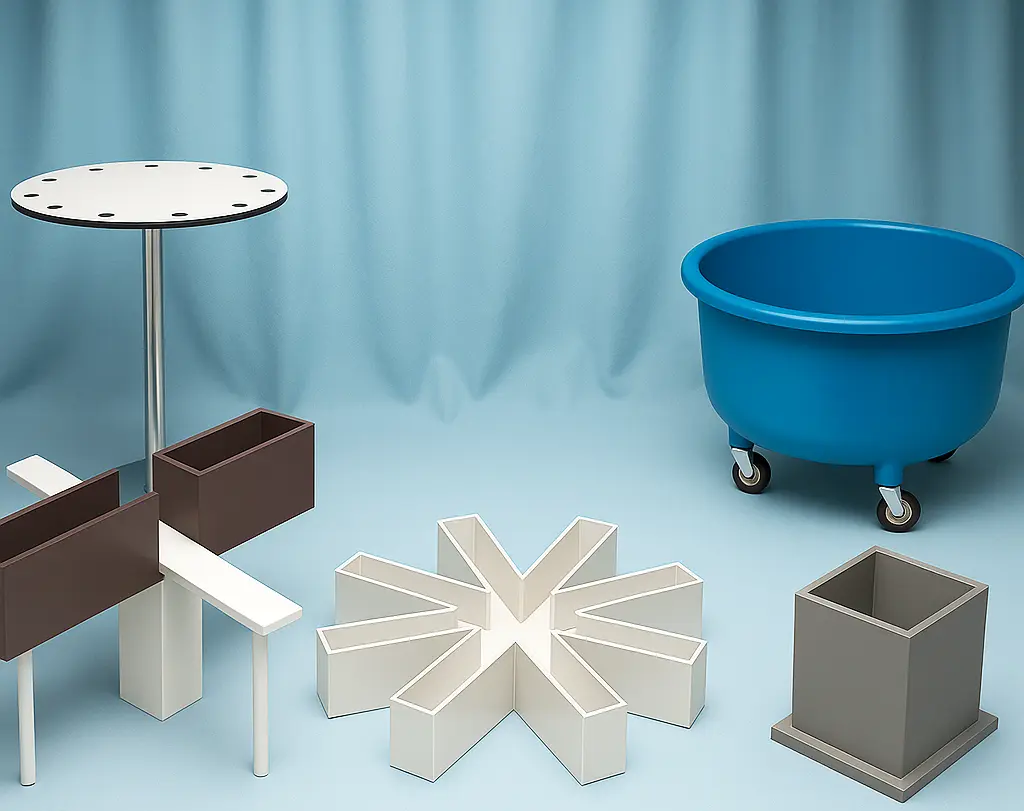 Collage of laboratory mazes used in behavioral neuroscience, including elevated plus maze, open field, radial arm, rotarod, and operant conditioning boxes, representing tests for anxiety, memory, pain, motor function, and social behavior in rodents.